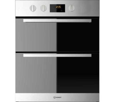 INDESIT  Aria IDU 3640 IX Electric Built-under Double Oven - Stainless Steel